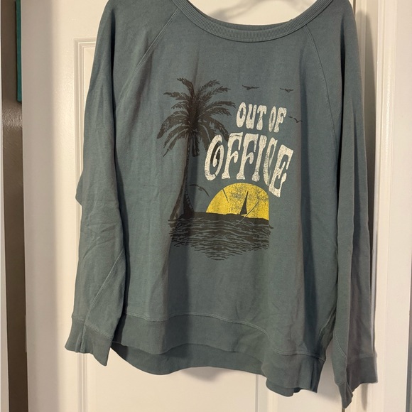 Grayson Threads Teal Sweatshirt - Picture 1 of 3